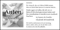 eine Anzeige